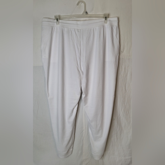 Talbots Haven Well Within 100% Cotton White Joggers NEW Size XXL - Picture 5 of 10